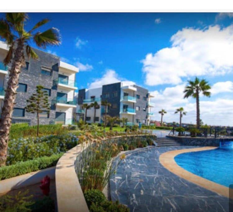 Appartement Pieds Dans L'Eau Tamaris Casablanca Exteriör bild